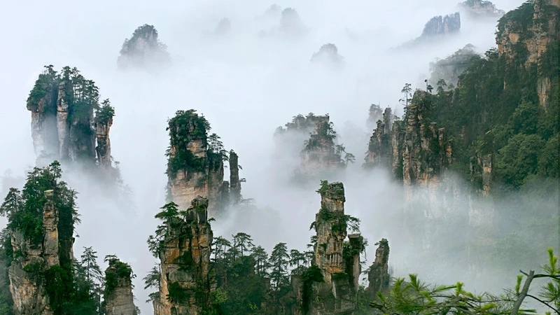 张家界：奇峰异石，人间仙境