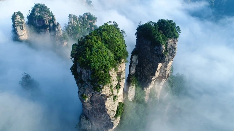 张家界：奇峰异石，人间仙境