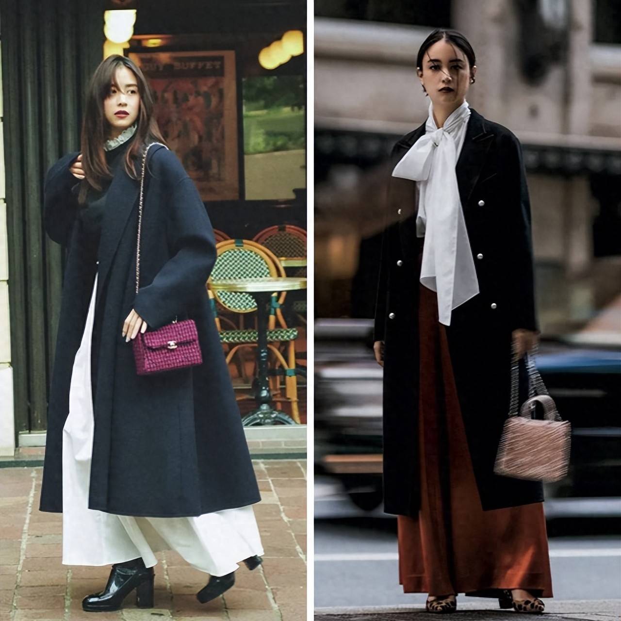 原来，黑色大衣的10倍高级，藏在廓形与层次营造的“精妙感”里 (图1)