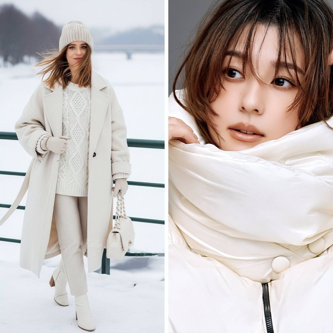 白色何以成为冬日高级色？简约搭配气场全开，尽显自信高级风 (图9)