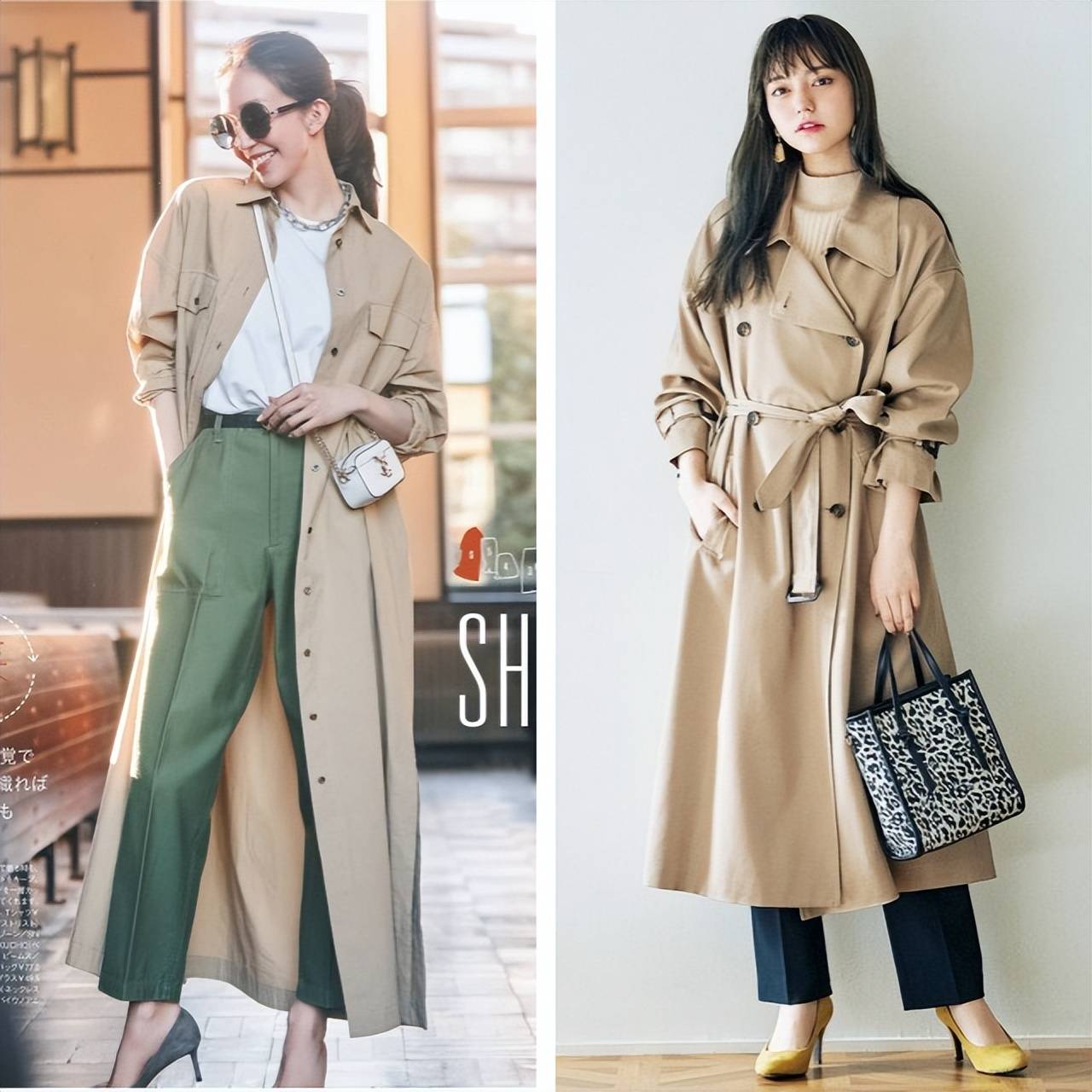 今年最火“风衣+裤子”，慵懒随性又时髦，走路带风超有范儿(图2)