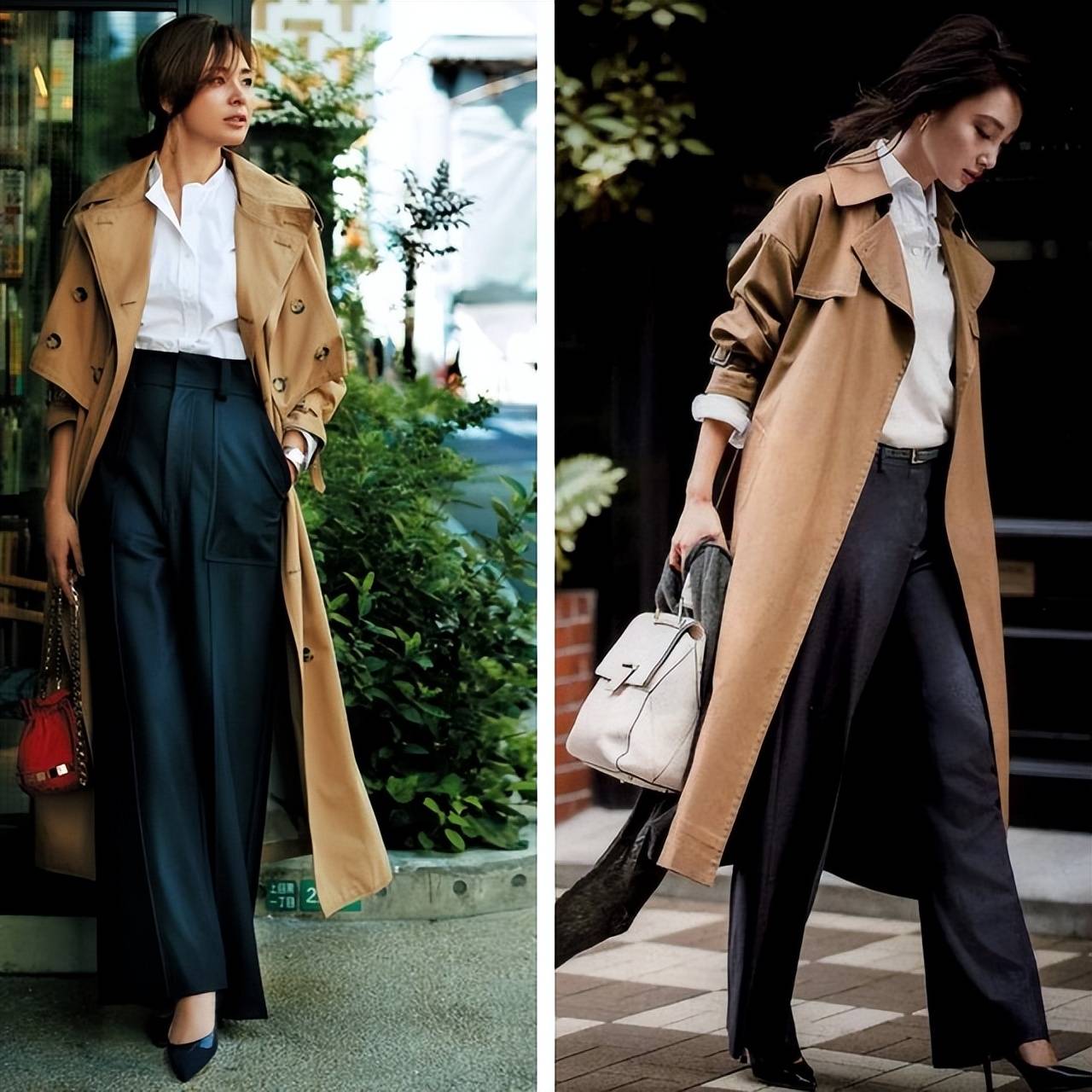 今年最火“风衣+裤子”，慵懒随性又时髦，走路带风超有范儿(图3)
