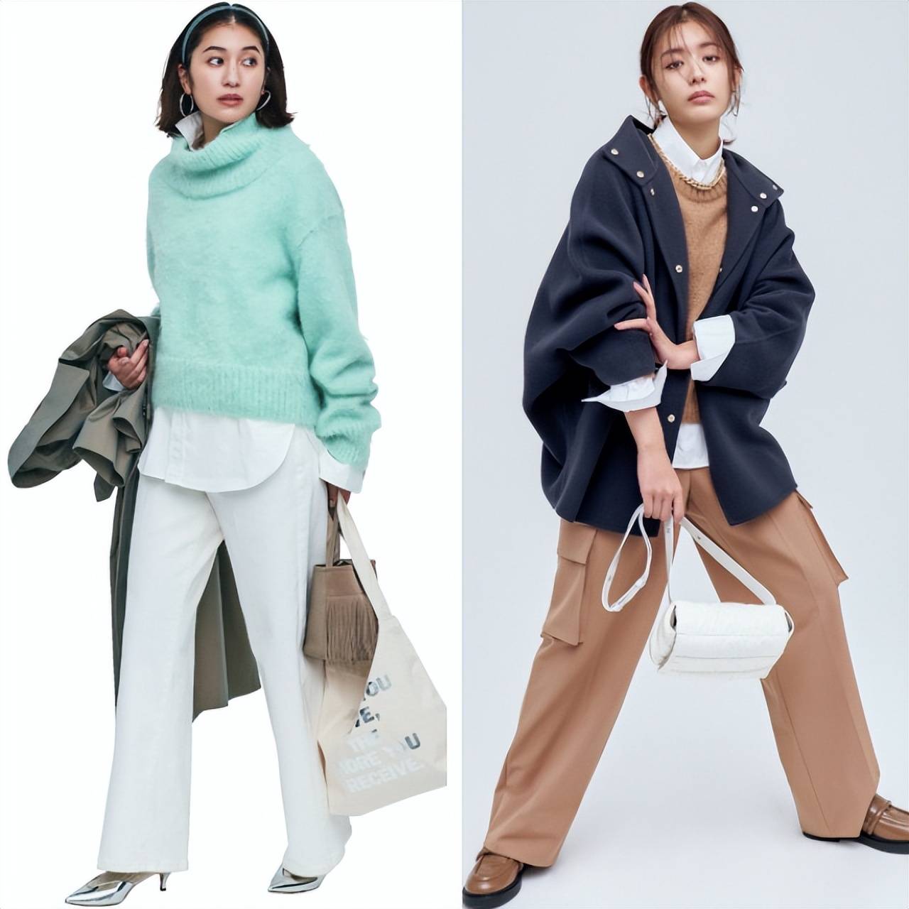 秋冬“衬衫+针织衫”，简约自带文艺还时髦，轻松穿出知性范(图9)