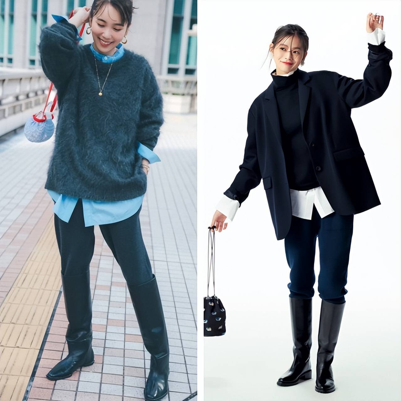 秋冬“衬衫+针织衫”，简约自带文艺还时髦，轻松穿出知性范(图12)