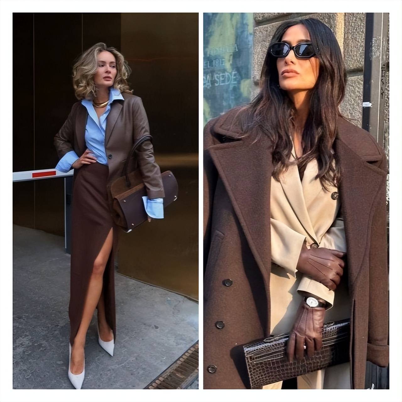 穿对流行的巧克力色，引爆优雅气场！这三招搭配术告别单调 (图3)