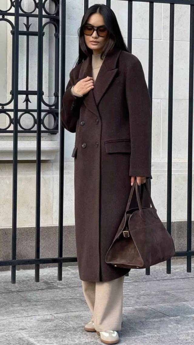 穿对流行的巧克力色，引爆优雅气场！这三招搭配术告别单调 (图10)