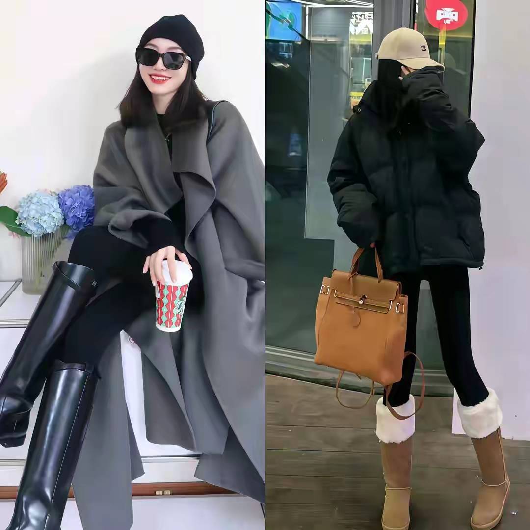 看了宋佳的大衣穿搭，我悟了：大衣不配打底裤，鞋穿低跟，更优雅 (图2)