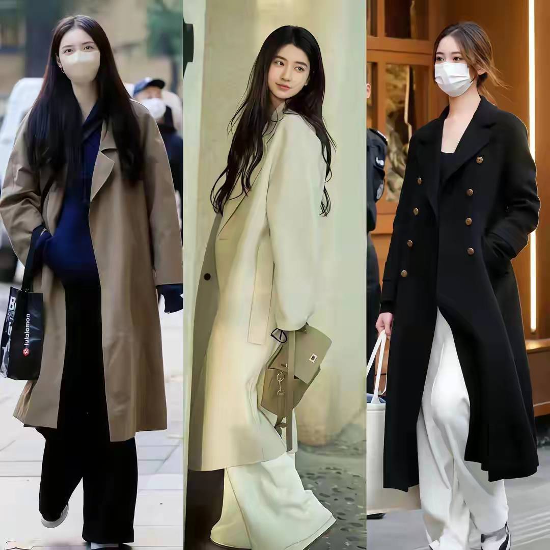 看了宋佳的大衣穿搭，我悟了：大衣不配打底裤，鞋穿低跟，更优雅 (图12)