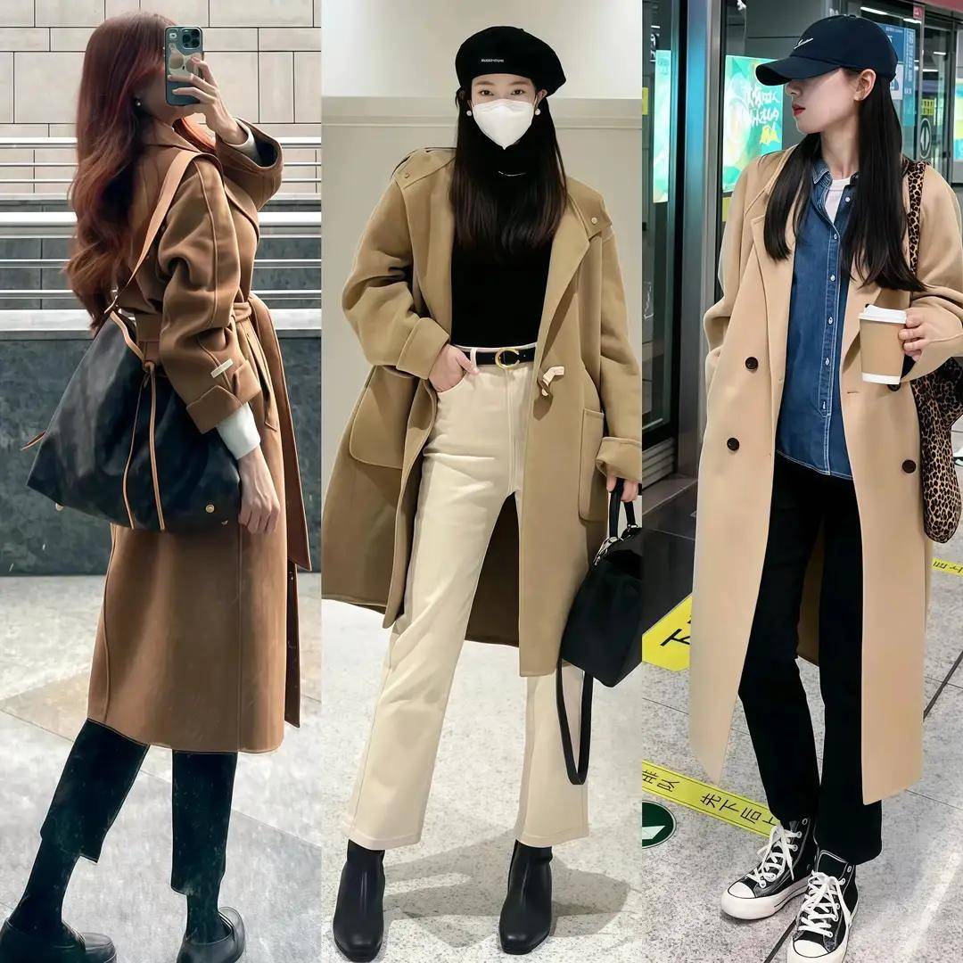 看了宋佳的大衣穿搭，我悟了：大衣不配打底裤，鞋穿低跟，更优雅 (图15)