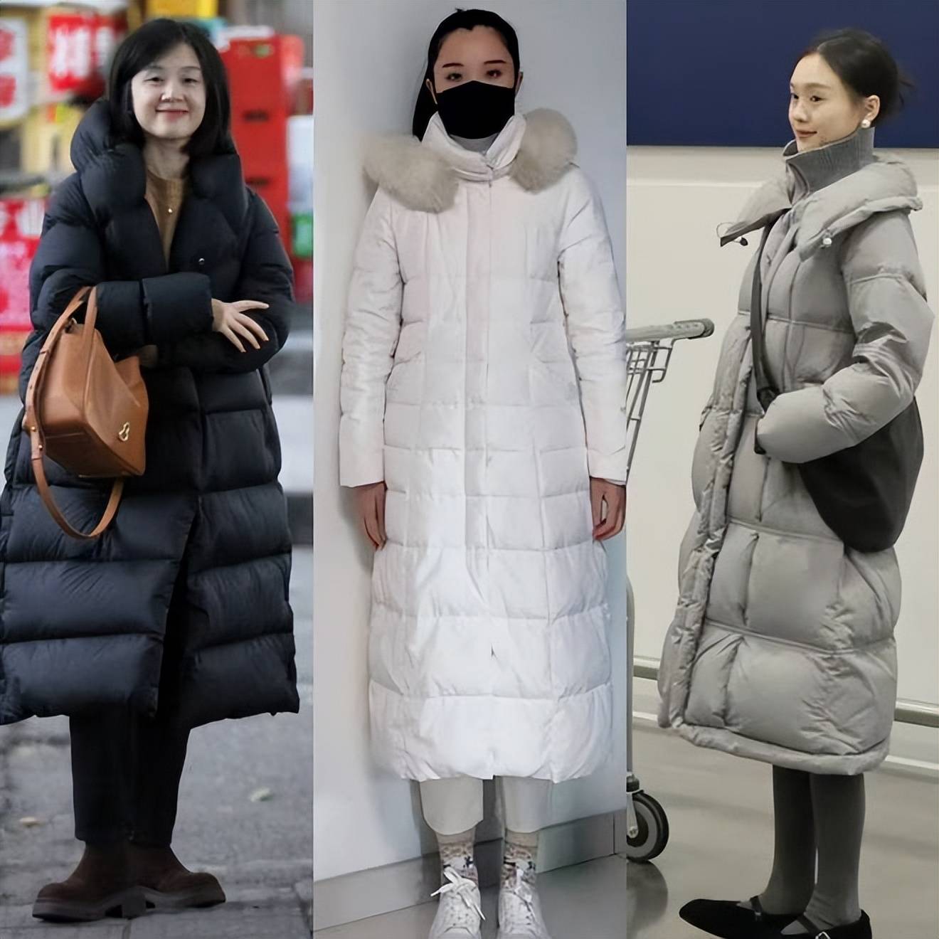 “羽绒服”新穿法火了，搭配裙子、直筒裤，既保暖又洋气，超好看 (图11)