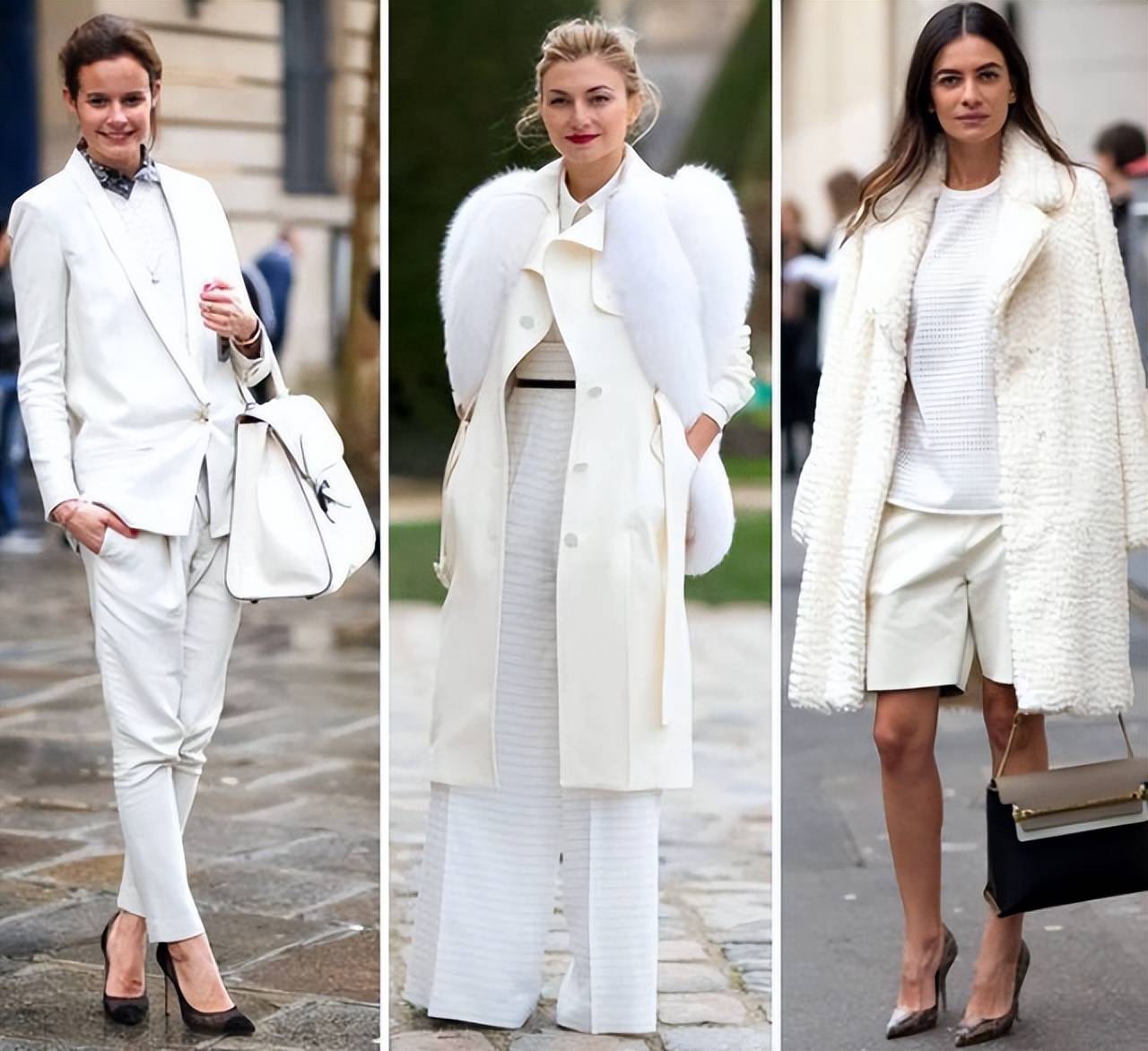 今年冬天这么穿绝了，满身白色又亮眼又高级，谁穿谁好看 (图2)