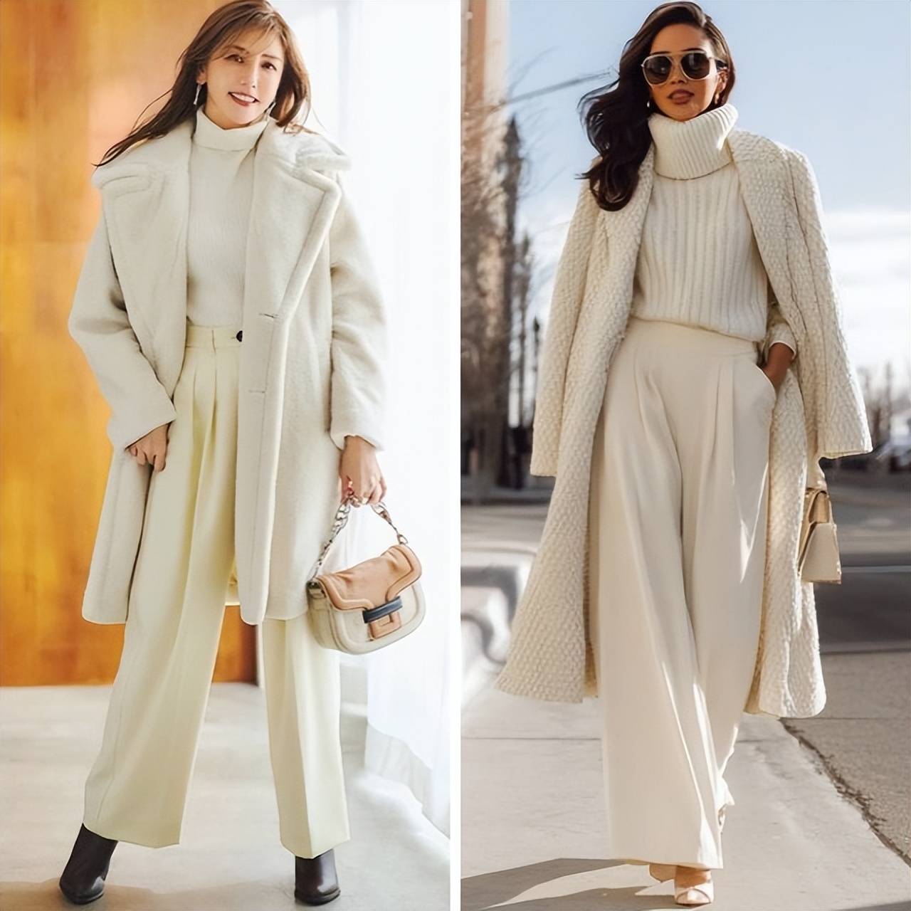 今年冬天这么穿绝了，满身白色又亮眼又高级，谁穿谁好看 (图6)