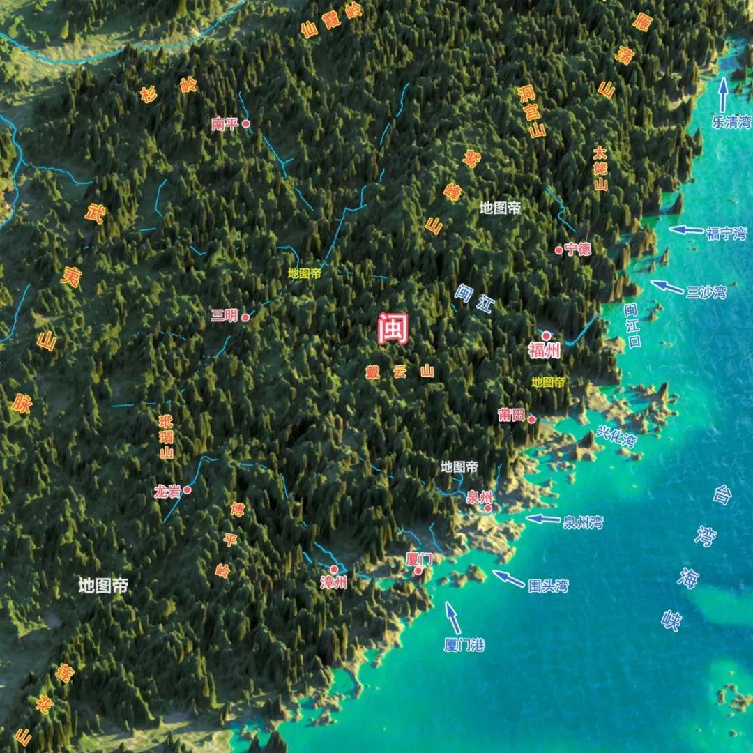 福建为什么称为八闽大地？ (图1)