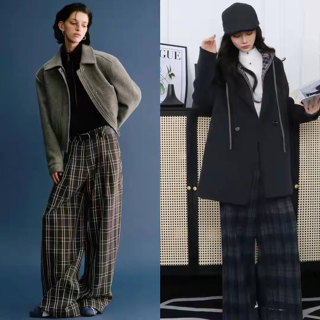 今冬“阔腿裤”新穿法火了，搭配短外套显高显瘦，这么穿才更时髦 (图3)