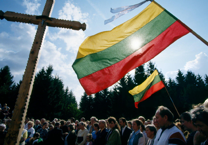 维尔纽斯 立陶宛，1991年