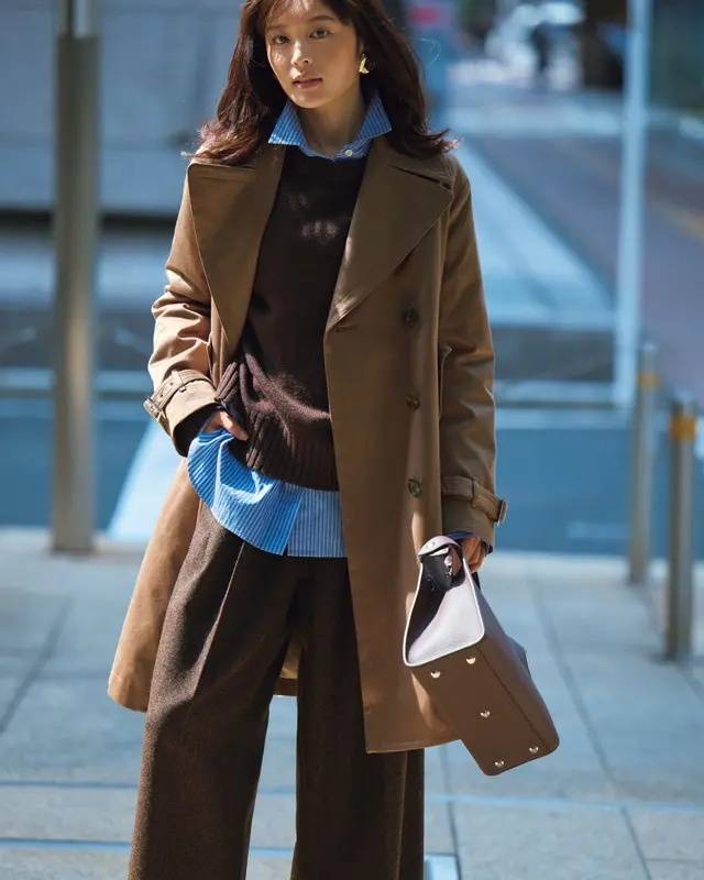 日杂轻熟女12月职业穿搭榜：灰棕最受欢迎，黄色搭配夺魁显气质 (图4)