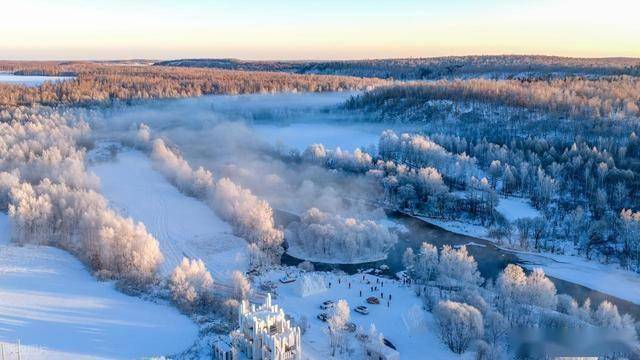 12 个字解锁雾凇之美！黑龙江库尔滨，藏着北国最治愈的冬日秘境 (图2)