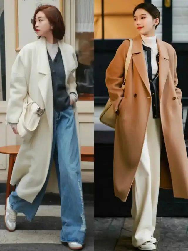  今年流行“大衣三明治穿法”，这么搭时髦好看，适合普通人抄作业(图1)