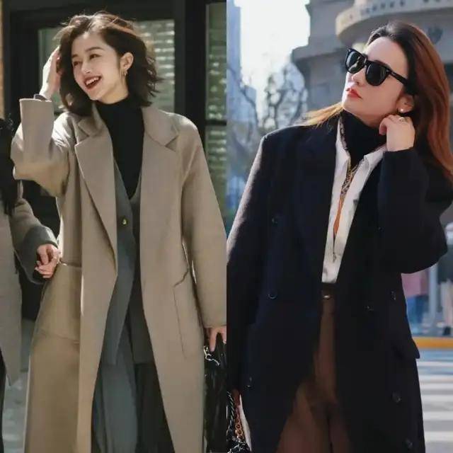  今年流行“大衣三明治穿法”，这么搭时髦好看，适合普通人抄作业(图13)