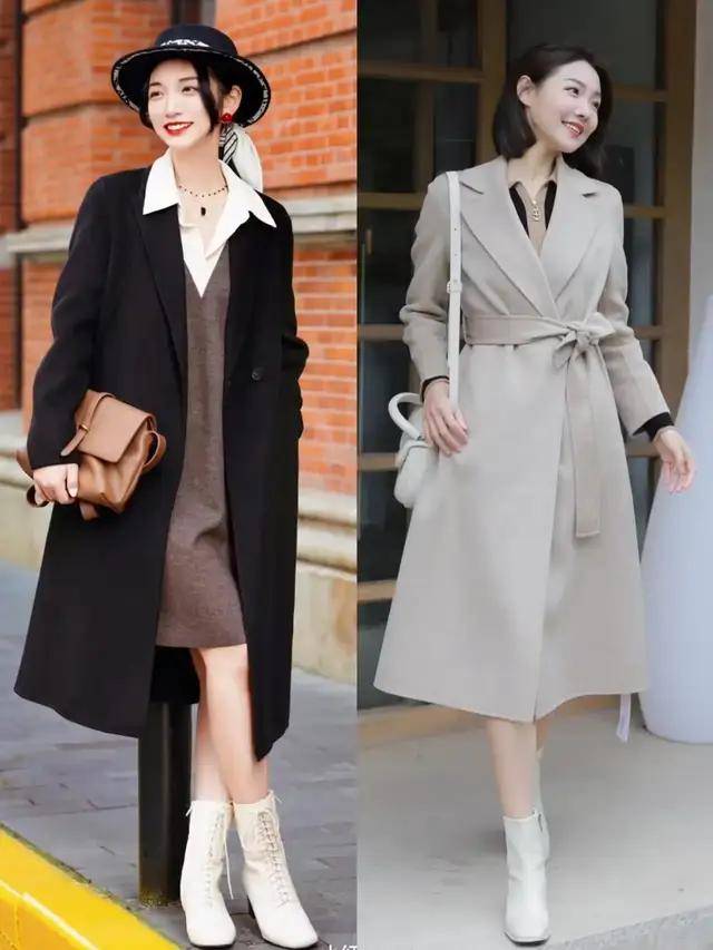  今年流行“大衣三明治穿法”，这么搭时髦好看，适合普通人抄作业(图15)