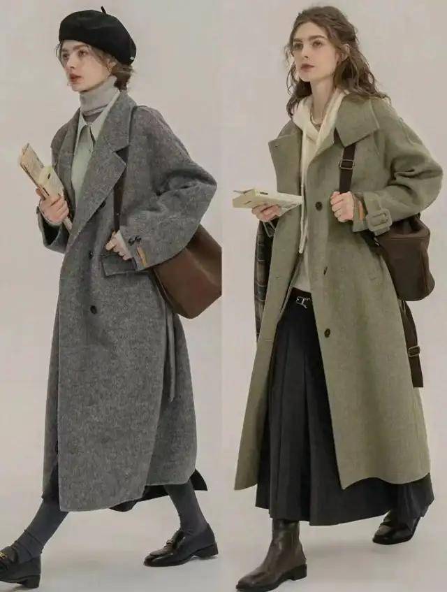  今年流行“大衣三明治穿法”，这么搭时髦好看，适合普通人抄作业(图16)
