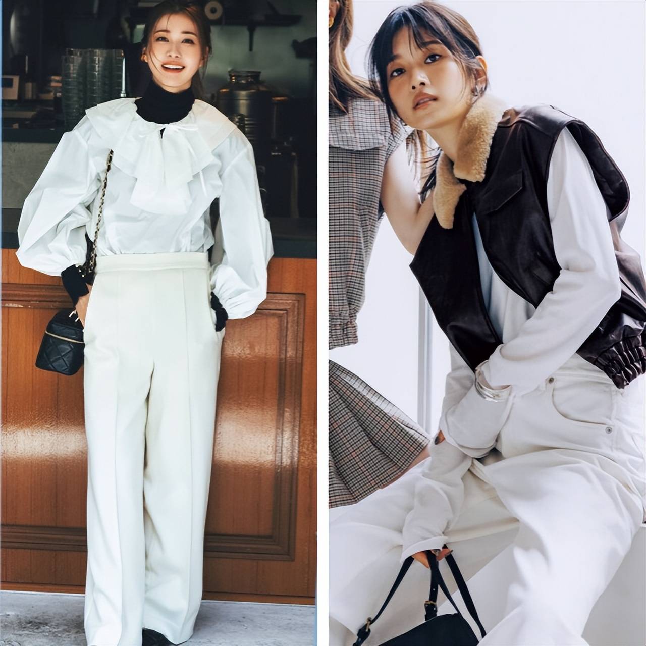 白裤子今年冬天又火起来,巨好搭,随便一穿就高级,信我 (图8) 白裤子今年冬天又火起来,巨好搭,随便一穿就高级,信我 (图8)