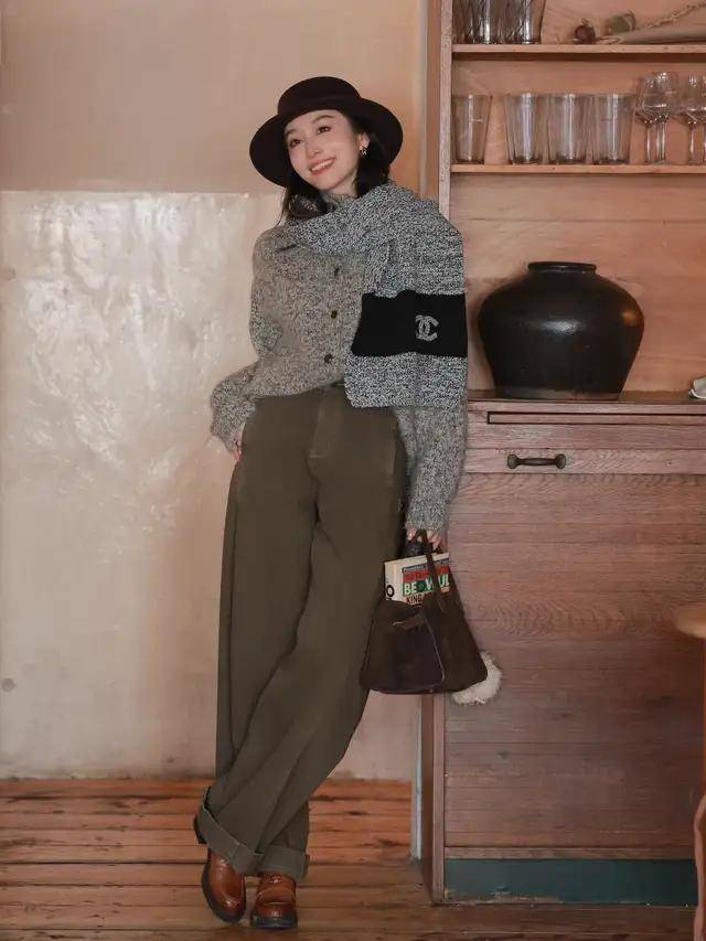 “陈乔恩”新穿法火出圈：新中式外套+半身裙，松弛洋气又减龄！(图19)