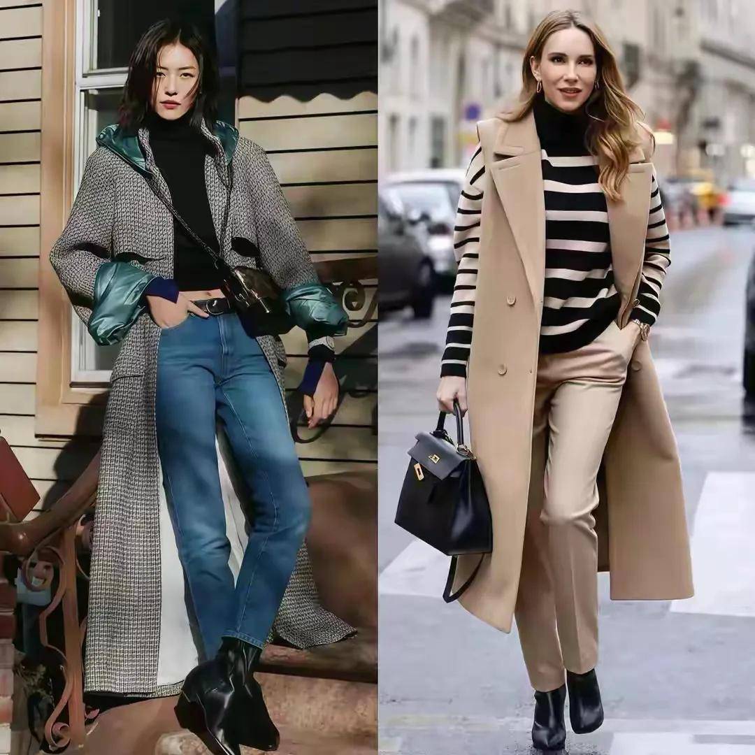 这才是“大衣”最聪明的穿法，搭裙子、长裤超洋气！谁见都夸好看 (图14)