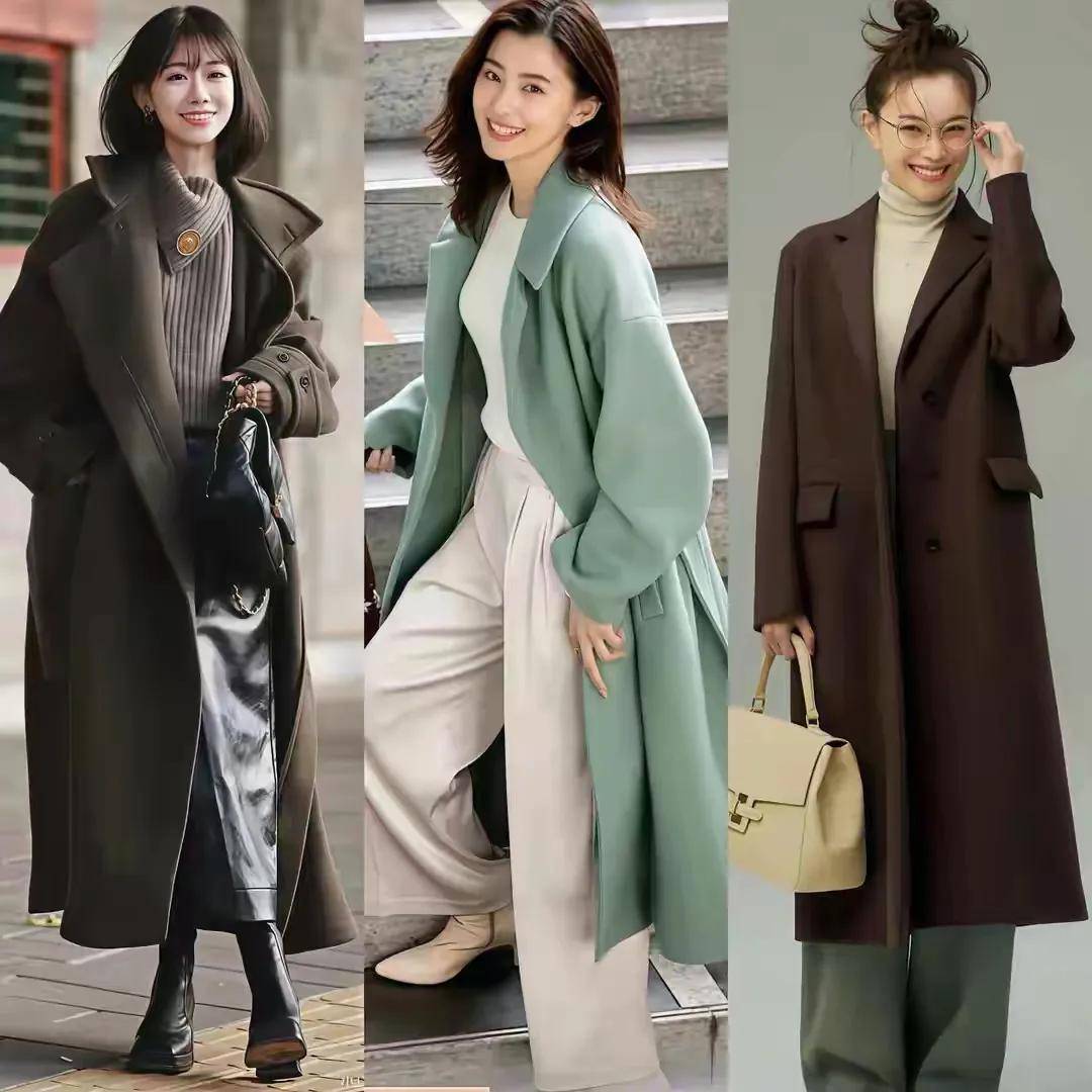这才是“大衣”最聪明的穿法，搭裙子、长裤超洋气！谁见都夸好看 (图13)