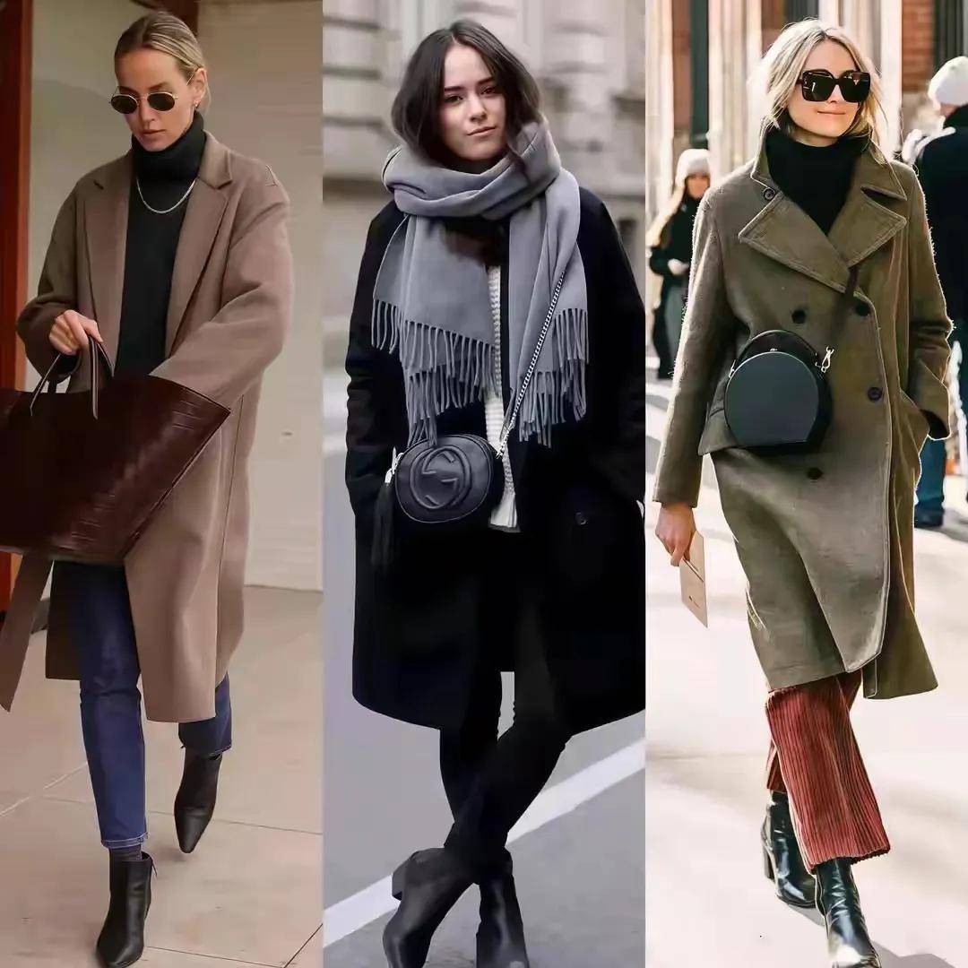 这才是“大衣”最聪明的穿法，搭裙子、长裤超洋气！谁见都夸好看 (图19)