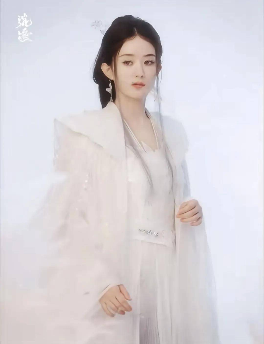 赵丽颖最新古装造型曝光，精修都掩饰不住疲态，200多天没进组了 (图6)