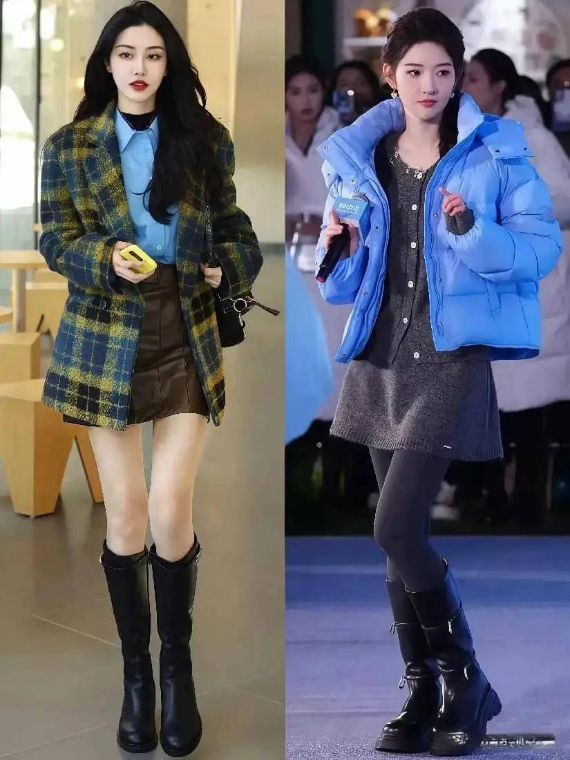 今冬这种新穿法很火：裙过膝、鞋带跟、色要简，遮肉又优雅得体 (图4)