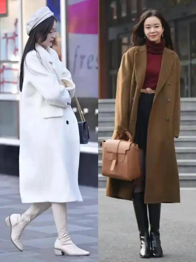 今年冬季最保暖时髦的穿法：大衣+裙子与长裤，太提升气质了！ (图6)