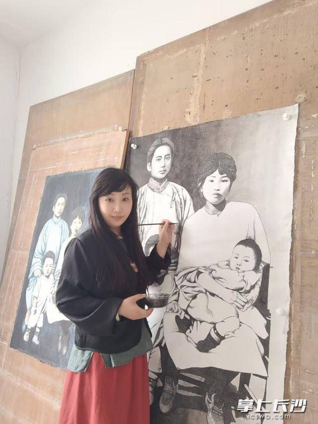 长沙党史馆收藏画作《如愿》 填补毛泽东家庭主题画作历史馆藏空白 (图2)