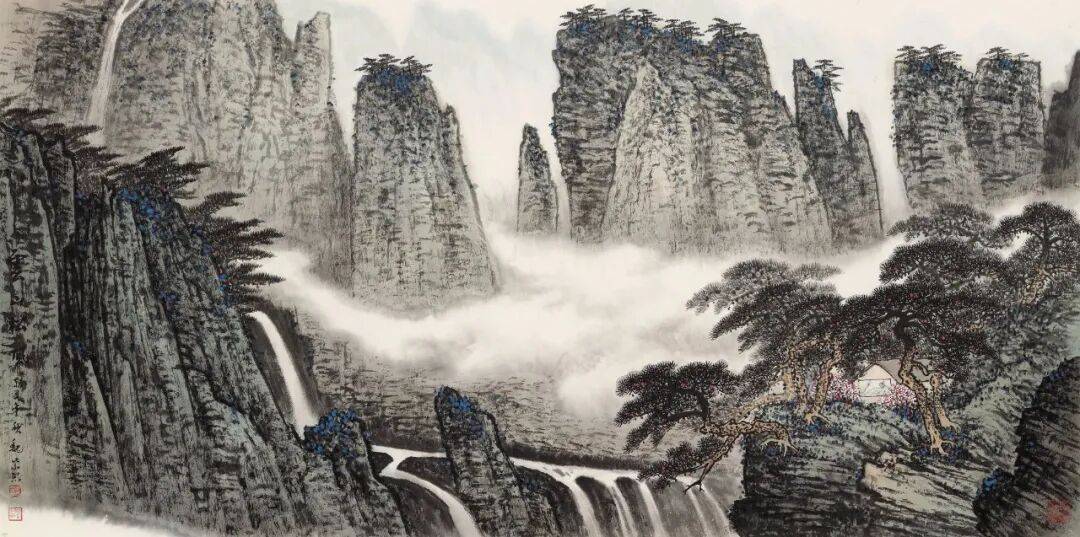 魏紫熙谈山水画技法：搜尽奇峰打草稿！ (图15)