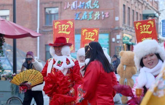  哈尔滨文旅又放大招！老街重现传统婚俗，这才是打开冬天的方式 (图18)