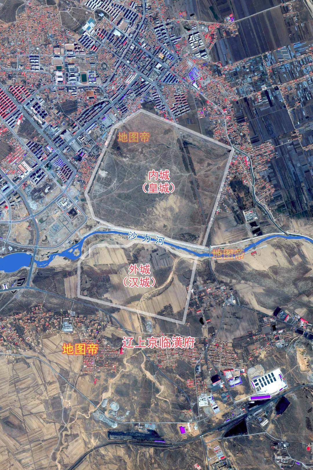 内蒙古6座古城，形状各不相同？航拍图一目了(图5)