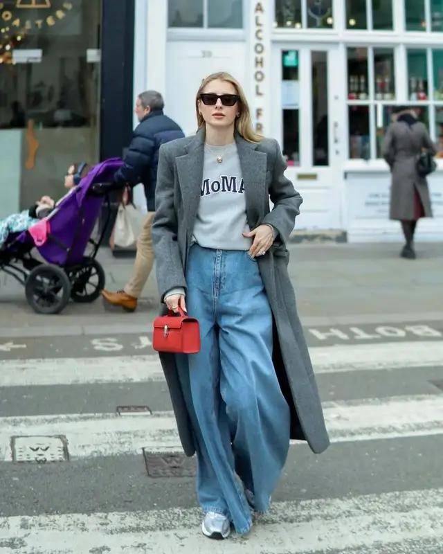 今冬“大衣＋阔腿裤”最火！这么穿美爆了，高级又好看 (图20)