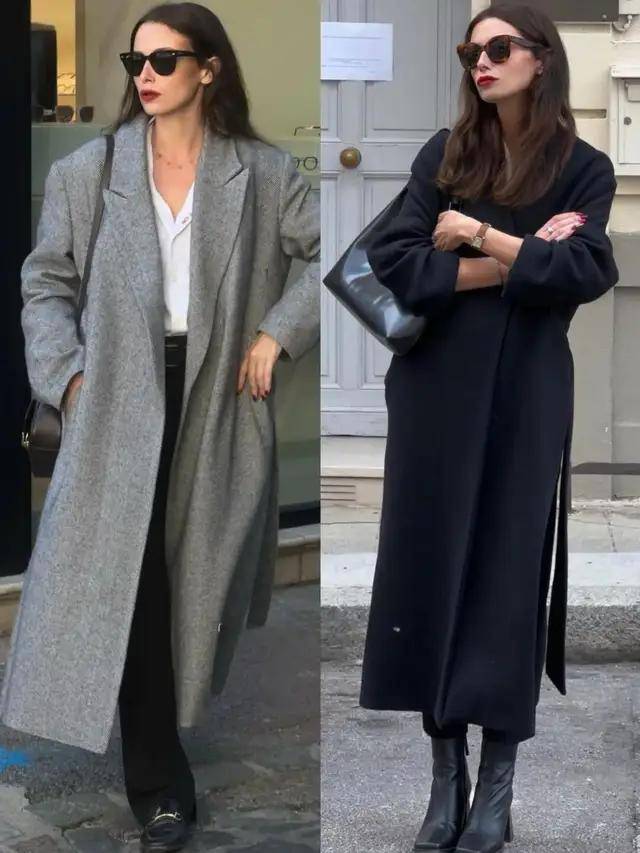 今冬“大衣＋阔腿裤”最火！这么穿美爆了，高级又好看 (图26)