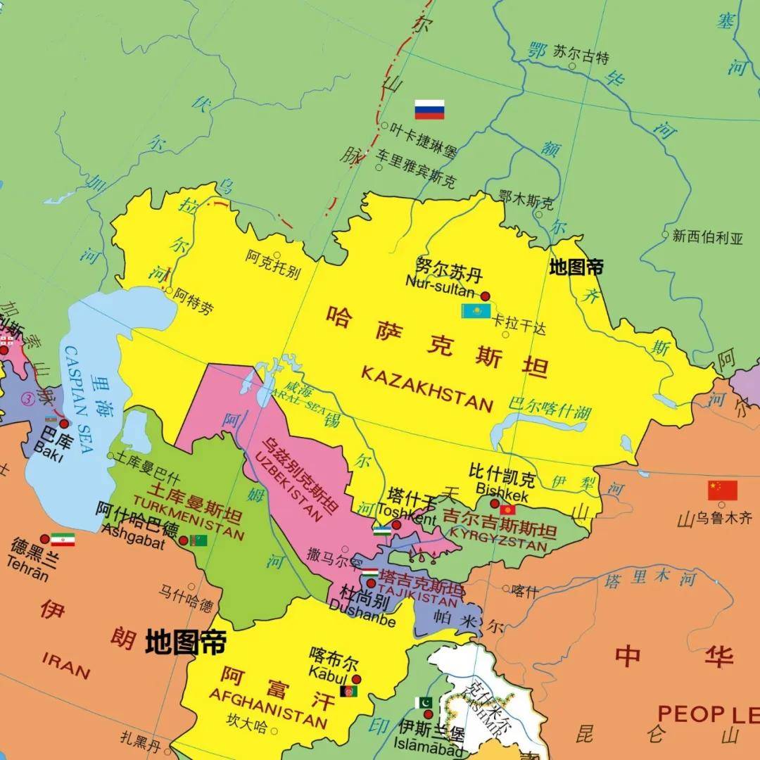双重内陆国乌兹别克，地图像恐龙，为什么首都在尾巴上？ (图3)
