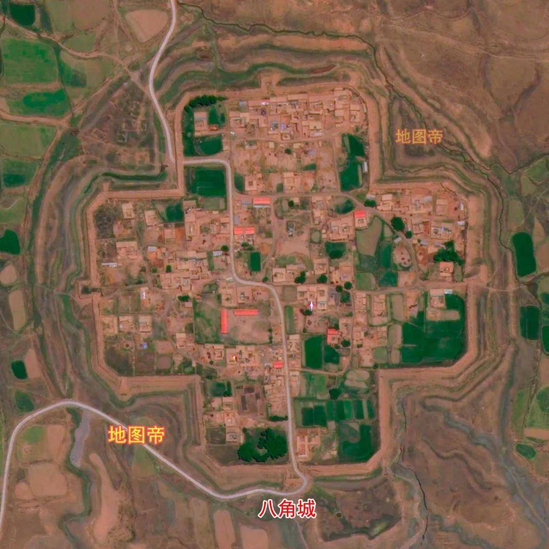 甘肃四座古城，形状各不相同？航拍图一目了然(图8)