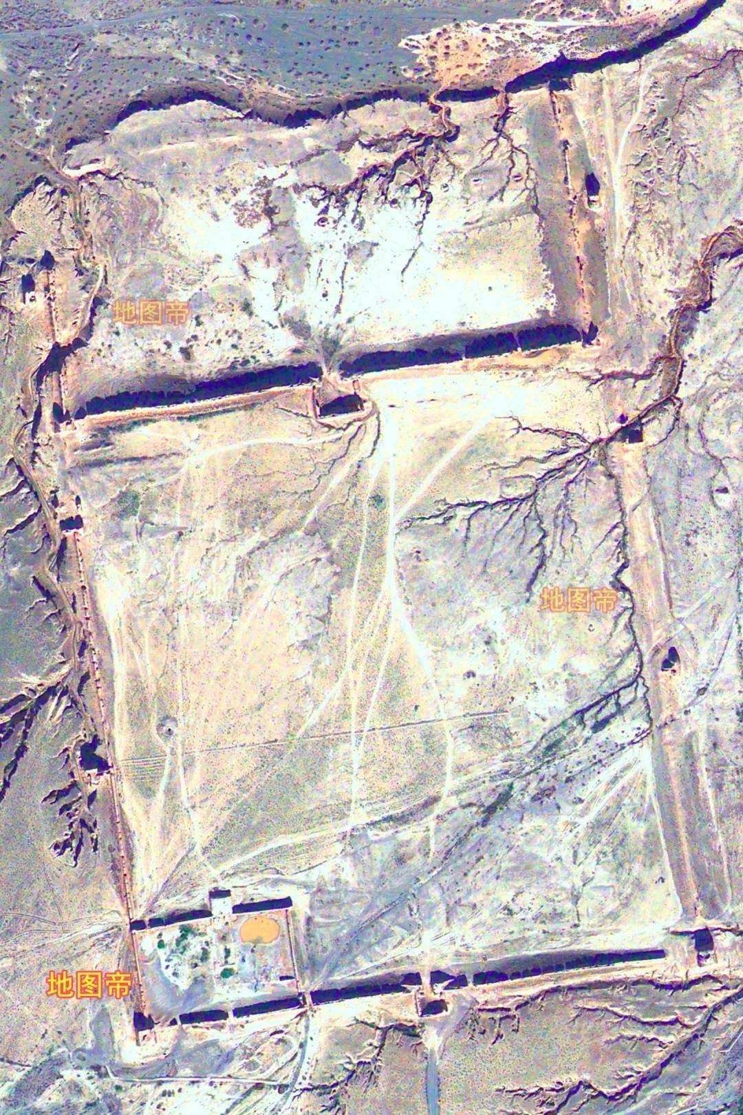 甘肃四座古城，形状各不相同？航拍图一目了然(图13)