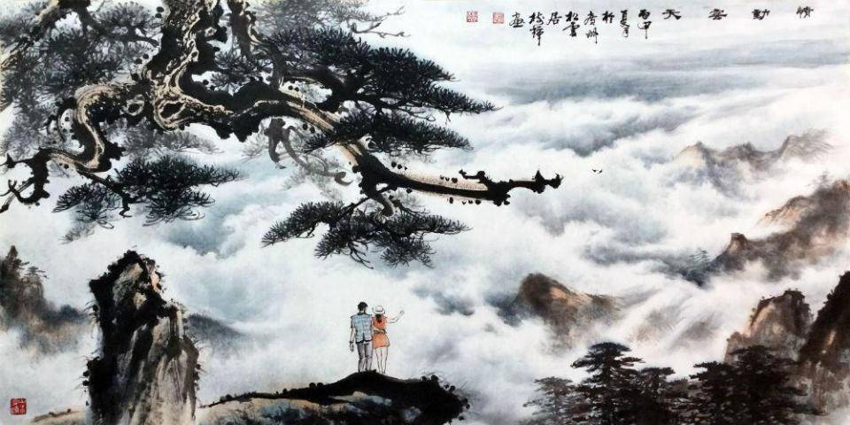 《松神崛起,奇姿超然》又一画松高手罗树辉的解读 (图2) 文章配图-1