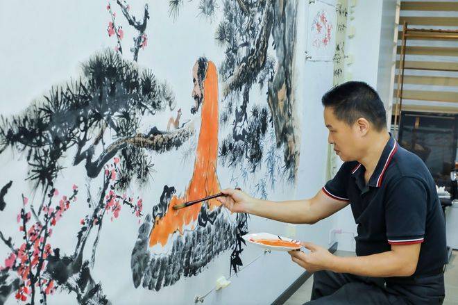 薪火赓续岭南丹青!著名画家罗树辉广州举行收徒仪式(图8) 文章配图-1