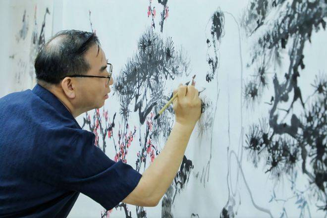 薪火赓续岭南丹青!著名画家罗树辉广州举行收徒仪式(图9) 文章配图-1
